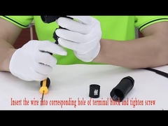 Y tipo 3 canali 2 3 4 5 connettori elettrici impermeabili Ip68 250v 16~24a di Pin