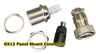 GX12 GX16 GX20 GX 25 Connettori spina e presa aeronautica