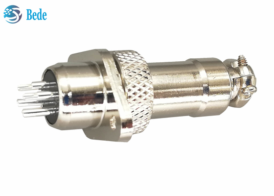 Connettori circolari militari della flangia M12 3A 200V del rombo 5 6 7 perni