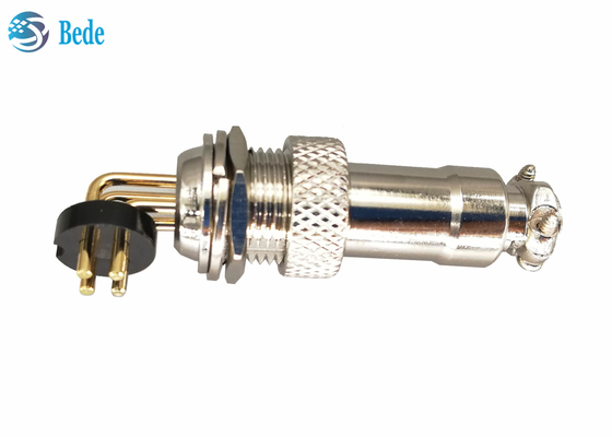 2 4 PWB di Pin Gx 12 3 Pin Connector che salda i perni 3A 200V da 90 gradi