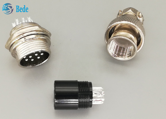 10 Pin Male/connettore femminile di aviazione Gx16 hanno messo la saldatura materiale in lega di zinco