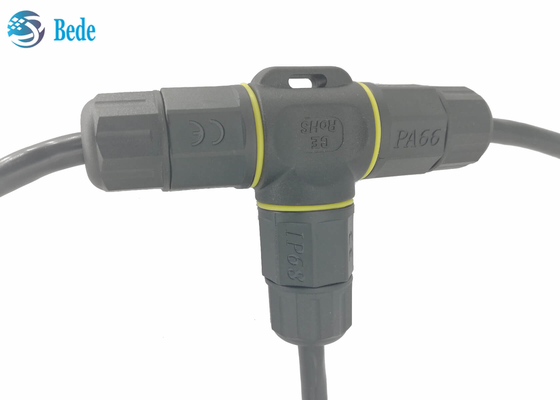 Tipo 5 perni di T della scatola di giunzione di Pin Waterproof Electrical Connectors Cable IP68 5