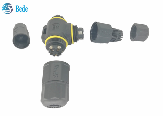 Tipo 5 perni di T della scatola di giunzione di Pin Waterproof Electrical Connectors Cable IP68 5