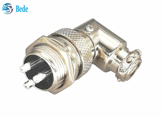 I corredi materiali in lega di zinco di Gx16 3 Pin Connector Plug And Socket sgomitano il connettore