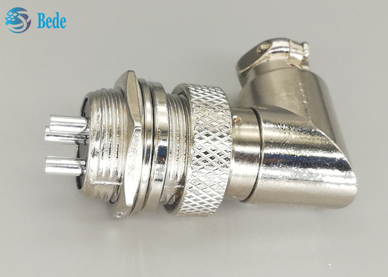 I corredi materiali in lega di zinco di Gx16 3 Pin Connector Plug And Socket sgomitano il connettore