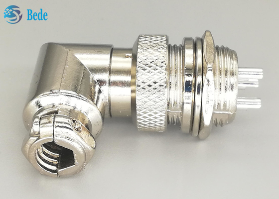 I corredi materiali in lega di zinco di Gx16 3 Pin Connector Plug And Socket sgomitano il connettore