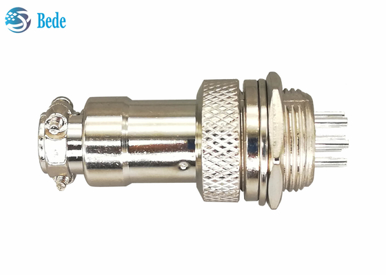 7 Pin Gx 16 connettori del connettore M16 di aviazione tappano ed insiemi dell'incavo per transito della ferrovia