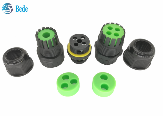 BEDE Outdoor IP68 5 Pin Waterproof Connector Output 2~4 cavi
