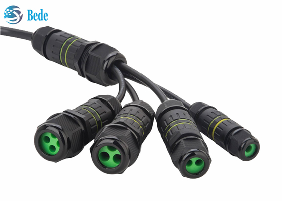 I perni impermeabili dei connettori di cavo IP68 4 hanno prodotto 2~4 cavi per illuminazione all'aperto della fontana musicale