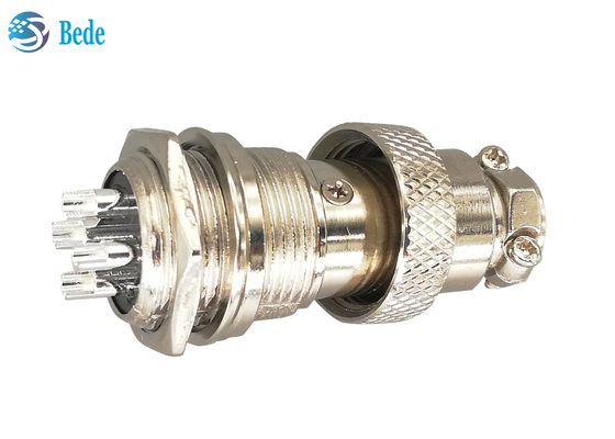 Spina placcata d'argento diritta di aviazione Gx16 4 Pin Connector Male And Female di RoHS