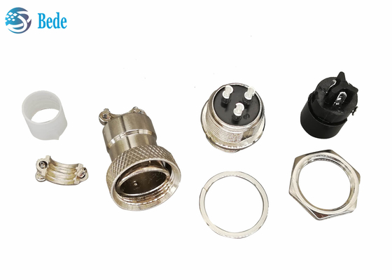 Corredi circolari di Gx16 3 Pin Connector Plug And Socket 16MM Front Mounting