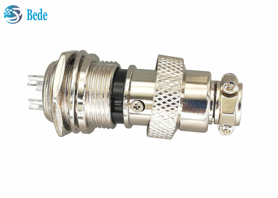 Corredi circolari di Gx16 3 Pin Connector Plug And Socket 16MM Front Mounting