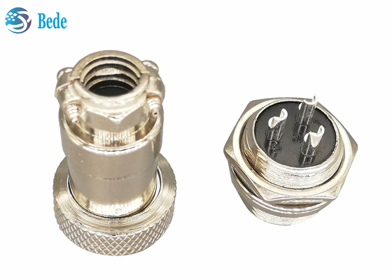 Corredi circolari di Gx16 3 Pin Connector Plug And Socket 16MM Front Mounting