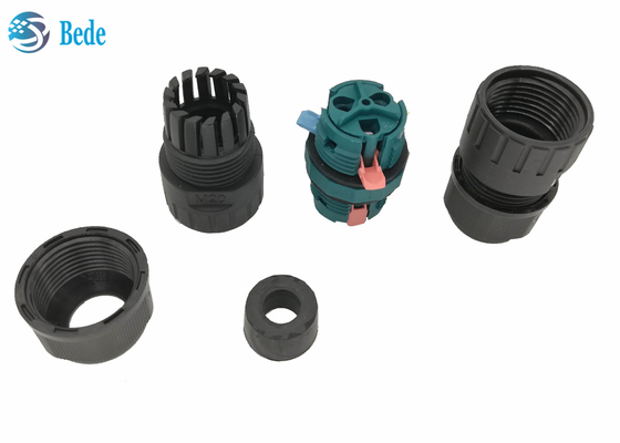 Perno impermeabile fissante rapido del connettore 2 di Manica 450V 17.5A ip68 dei pin 2 del connettore 3 del cavo della prova dell'acqua M20