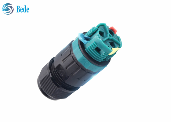 Connettori di cavo impermeabili fissanti rapidi di M25 Screwless 2 3 4 5 Manica 450V 40A dei pin 2