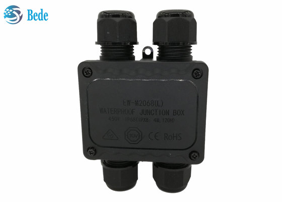 Manica impermeabile esterno IP68 450V della scatola di distribuzione del cavo della scatola di giunzione di PA 66 4