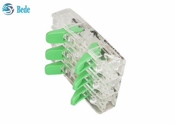 Il connettore rapido universale PA66 3 del cavo del cavo e del cavo ha introdotto 3 l'uscita 450V
