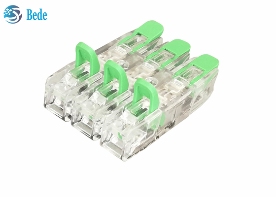 Il connettore rapido universale PA66 3 del cavo del cavo e del cavo ha introdotto 3 l'uscita 450V