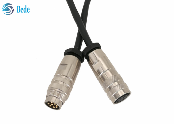 Il maschio al RET femminile cabla i conduttori MCU di lunghezza 8 dei 10 tester alla RCU IP67