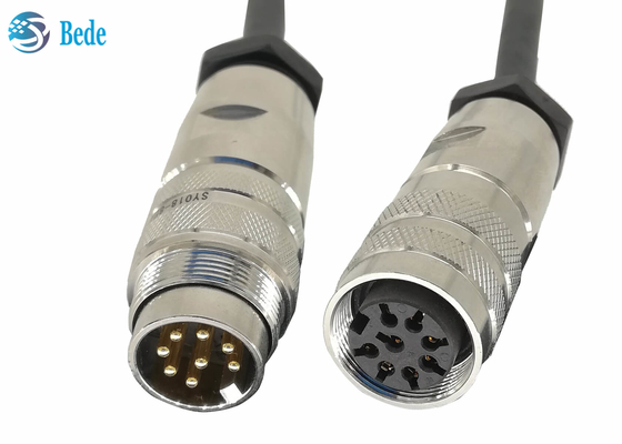 Il maschio al RET femminile cabla i conduttori MCU di lunghezza 8 dei 10 tester alla RCU IP67