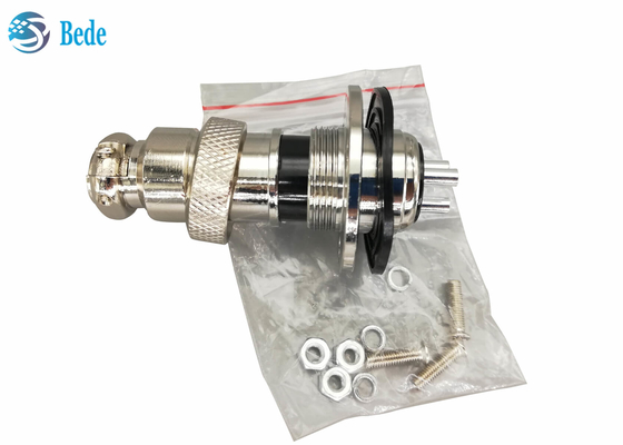 Maschio circolare della spina della flangia Gx20 e connettore stabilito femminile del supporto del pannello
