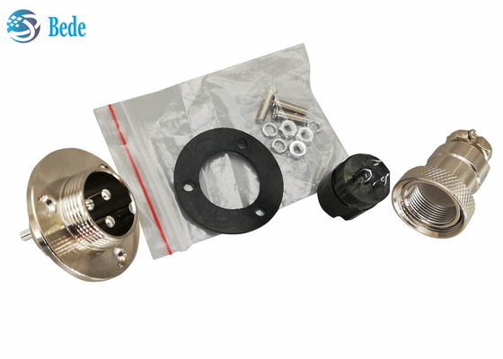 Maschio circolare della spina della flangia Gx20 e connettore stabilito femminile del supporto del pannello