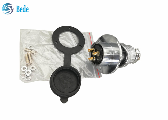 Copertura antipolvere rotondo e del flangia 8 9 10 12 Pin Circular Connectors per il montaggio di pannello