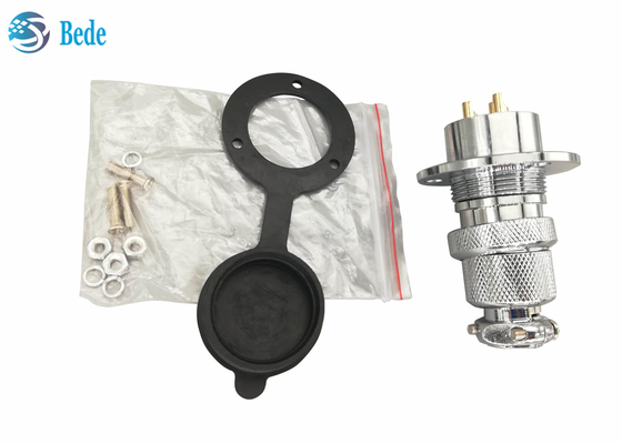 Copertura antipolvere rotondo e del flangia 8 9 10 12 Pin Circular Connectors per il montaggio di pannello
