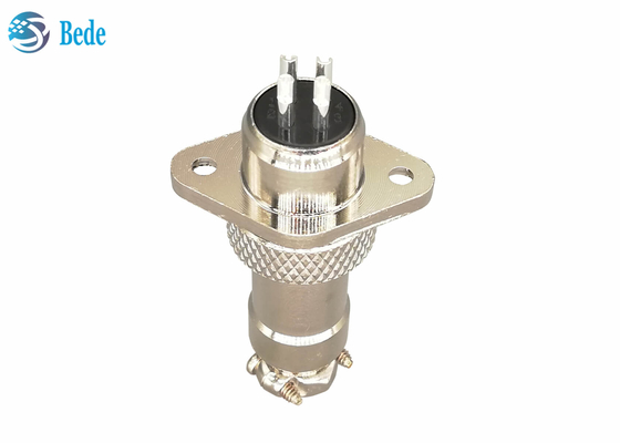 Connettori circolari militari della flangia M12 3A 200V del rombo 5 6 7 perni