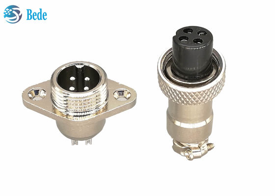 Connettori circolari a flangia romboidale M12 3A 200V di grado robusto, 5 6 7 pin