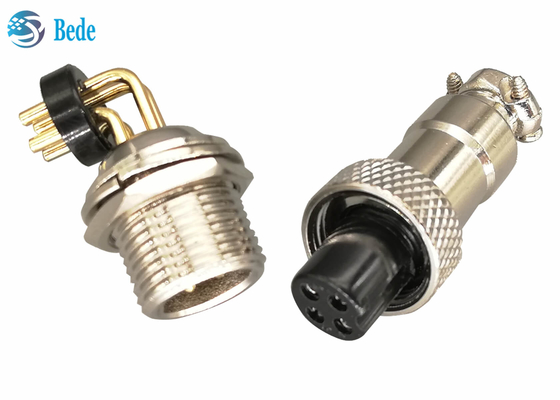 2 4 PWB di Pin Gx 12 3 Pin Connector che salda i perni 3A 200V da 90 gradi