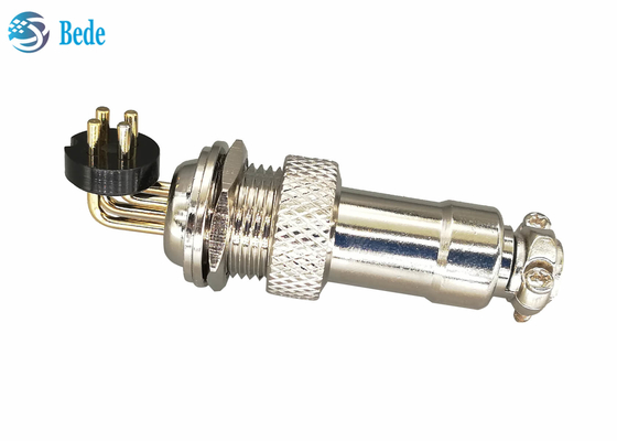 un PWB di 2~7 Pin che salda il connettore di aviazione GX12 con i perni ad angolo retto 3A 200V