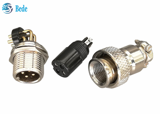 un PWB di 2~7 Pin che salda il connettore di aviazione GX12 con i perni ad angolo retto 3A 200V