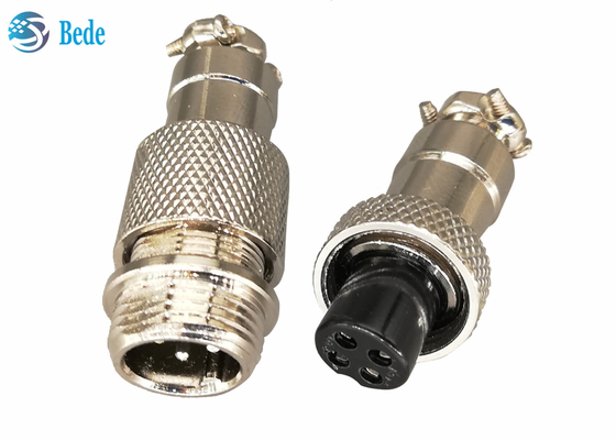Gx12 militare 5 Pin Connector Male And Female che mette in bacino 2 3 4 5 6 7 Pin 3A 200V