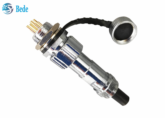 IP67 impermeabilizzano la spina del connettore del montaggio di pannello GX12 hanno messo femminile e maschio 2~7pin 3A 200V