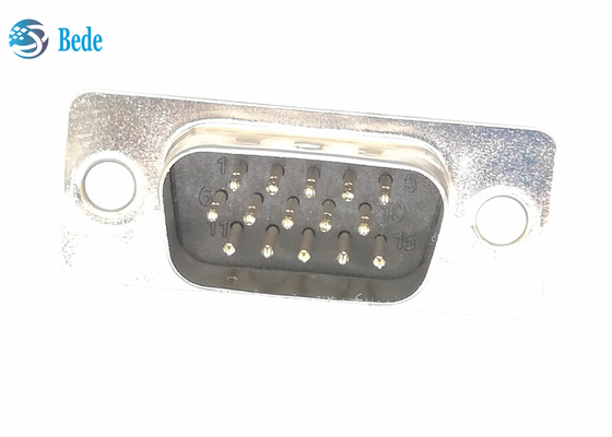 Tipo di saldatura maschio 5A di DB 15 Connetors dei perni D di BEDE D sotto Connetor 15 sotto
