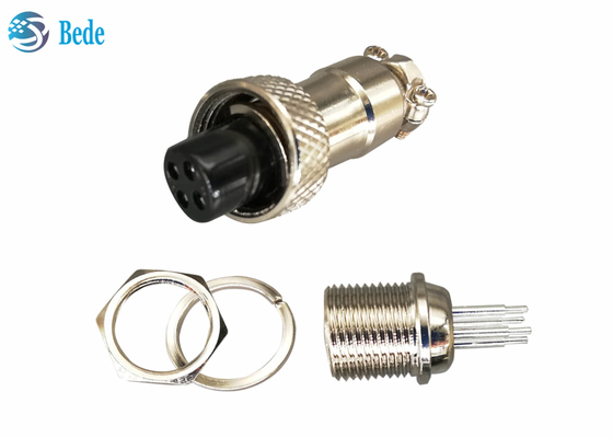 Il maschio ad aviazione femminile tappa 4 lo stile di saldatura 2 del PWB di Pin Kits GX16 Pin 3 4 5 6