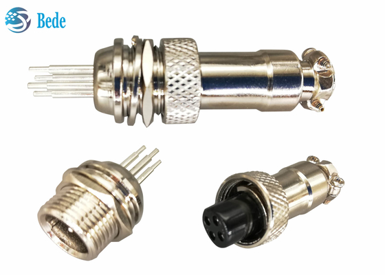 Il maschio ad aviazione femminile tappa 4 lo stile di saldatura 2 del PWB di Pin Kits GX16 Pin 3 4 5 6