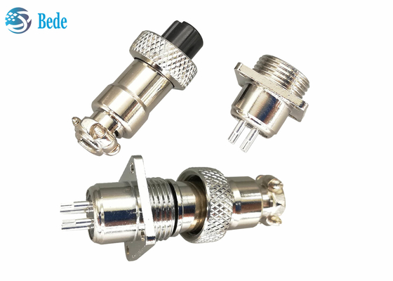 I connettori circolari da 16 millimetri M16 con il Pin quadrato 200V della flangia 2~10