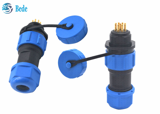 Aviazione impermeabile dei connettori di cavo del montaggio di pannello IP68 M21 2 3 4 5 5C 7 Pin 9 12