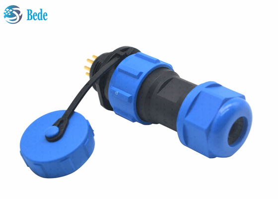 Aviazione impermeabile dei connettori di cavo del montaggio di pannello IP68 M21 2 3 4 5 5C 7 Pin 9 12
