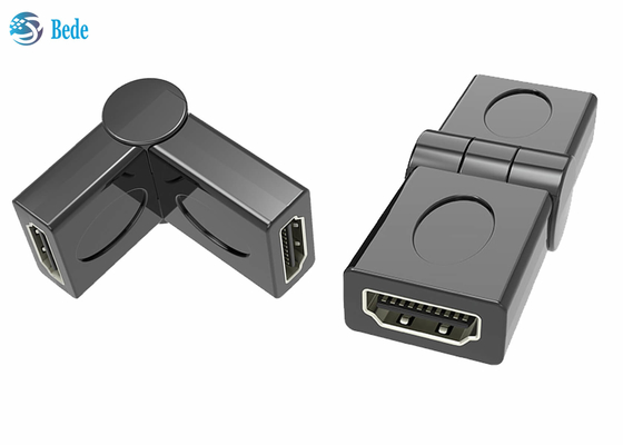 Maschio all'accoppiatore femminile 90 della parte girevole HDMI 180 270 un angolo 3D regolabile 4K di 360 gradi