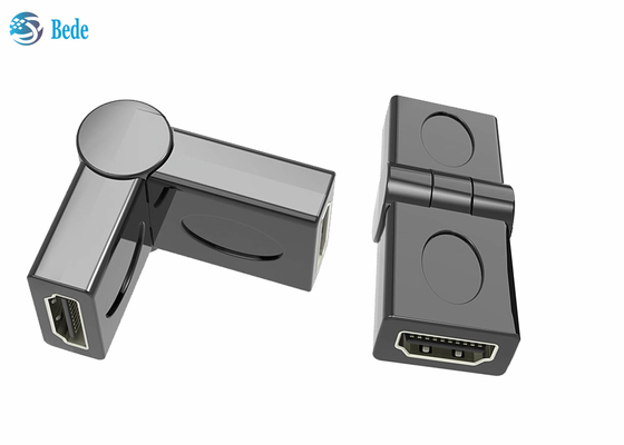 Maschio all'accoppiatore femminile 90 della parte girevole HDMI 180 270 un angolo 3D regolabile 4K di 360 gradi