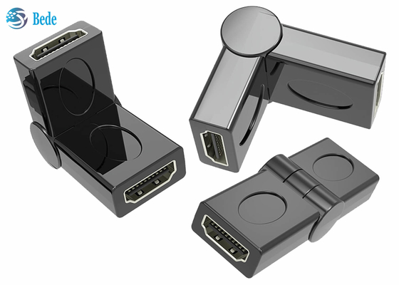 Maschio all'accoppiatore femminile 90 della parte girevole HDMI 180 270 un angolo 3D regolabile 4K di 360 gradi