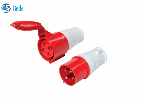 l'incavo di 16A 4pin/spina industriali impermeabilizza i fermagli maschii 380-415V