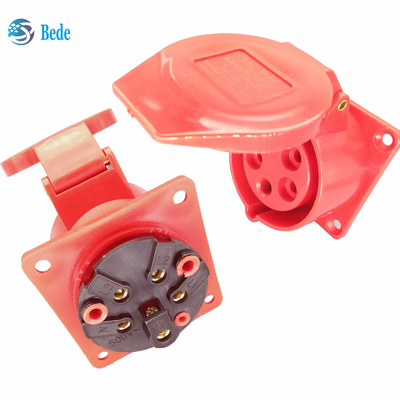 Spina industriale 3 spine d'ottone d'abitazione materiali dei perni 3P+N+E 16A pp dell'incavo 5 di fase