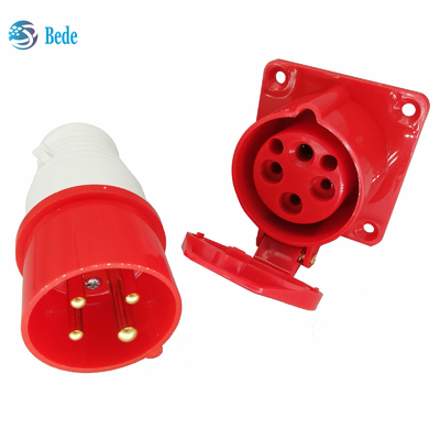 Perni femminili maschii 3P+N 380-415V 16Amp dell'incavo 4 di CEE Plugs And Sockets Industrial
