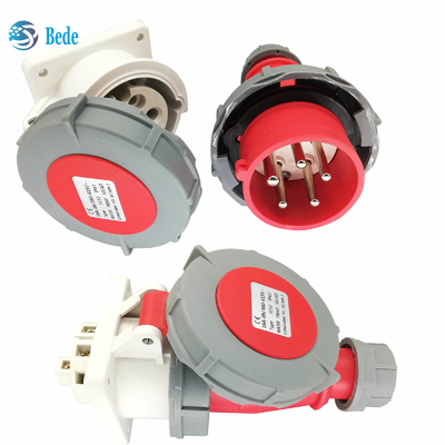 Incavi industriali impermeabili 5Pins tipo del montaggio di pannello 16Amp e 32Amp di 3P+N+E della spina IP67