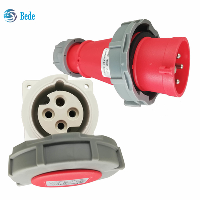 4 pin 3P+E 16Amp presa di corrente industriale e presa di montaggio del pannello IP67