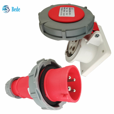 4 pin 3P+E 16Amp presa di corrente industriale e presa di montaggio del pannello IP67